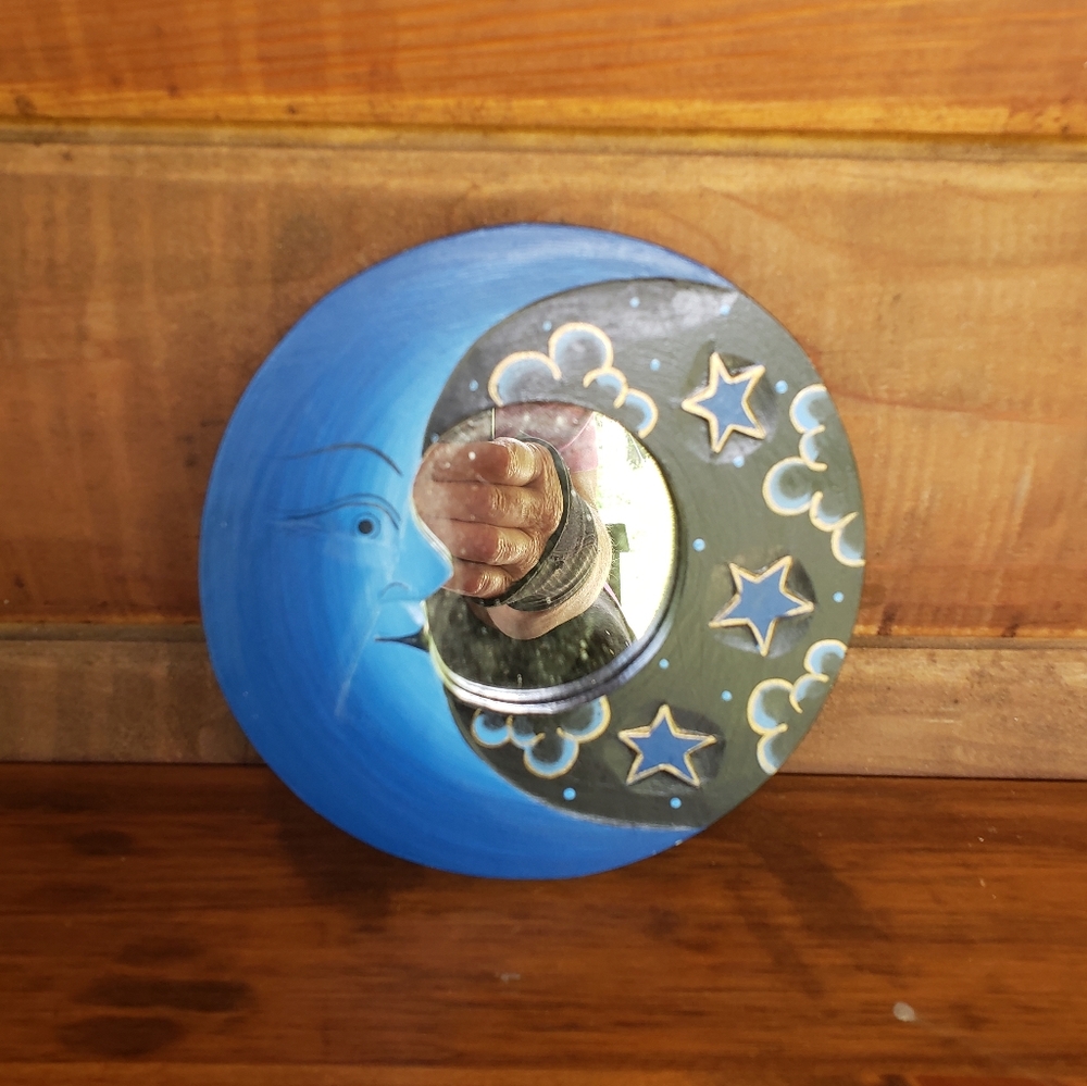 Blue moon and stars mirror 💙